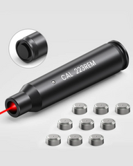 Feyachi Bore Sighting Laser .223 5.56mm Red Dot Laser Boresighter for Handgun Pistol with Tail Switch Included