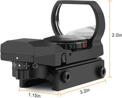 Feyachi RS-29 Reflex Sight - Red/Green Illuminated Reticle
