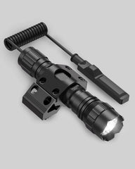 Feyachi FL17 Tactical Flashlight 1200 Lumen with M Lock Rail Mount and Pressure Switch Included